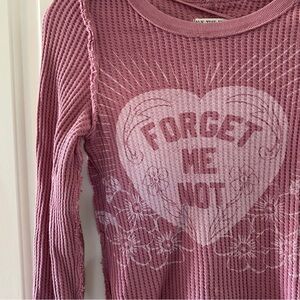 free people thermal graphic tee